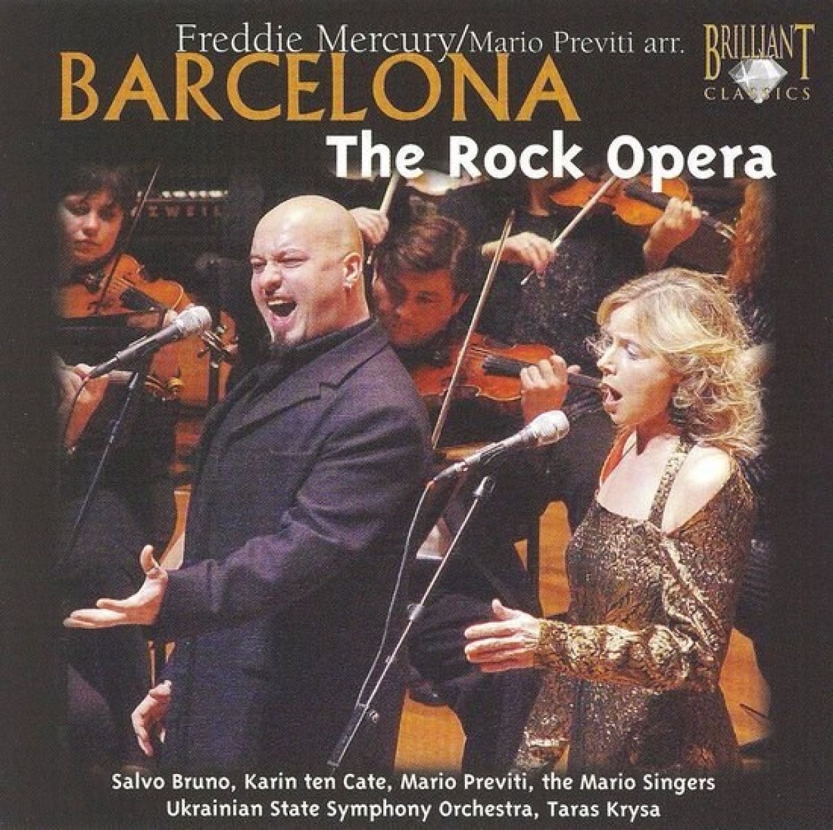Afbeelding van Salvo Bruno, Karin ten Cate, Ukrainian State Symphony Orchestra, Taras Krysa - Barcelona, The Rock Opera