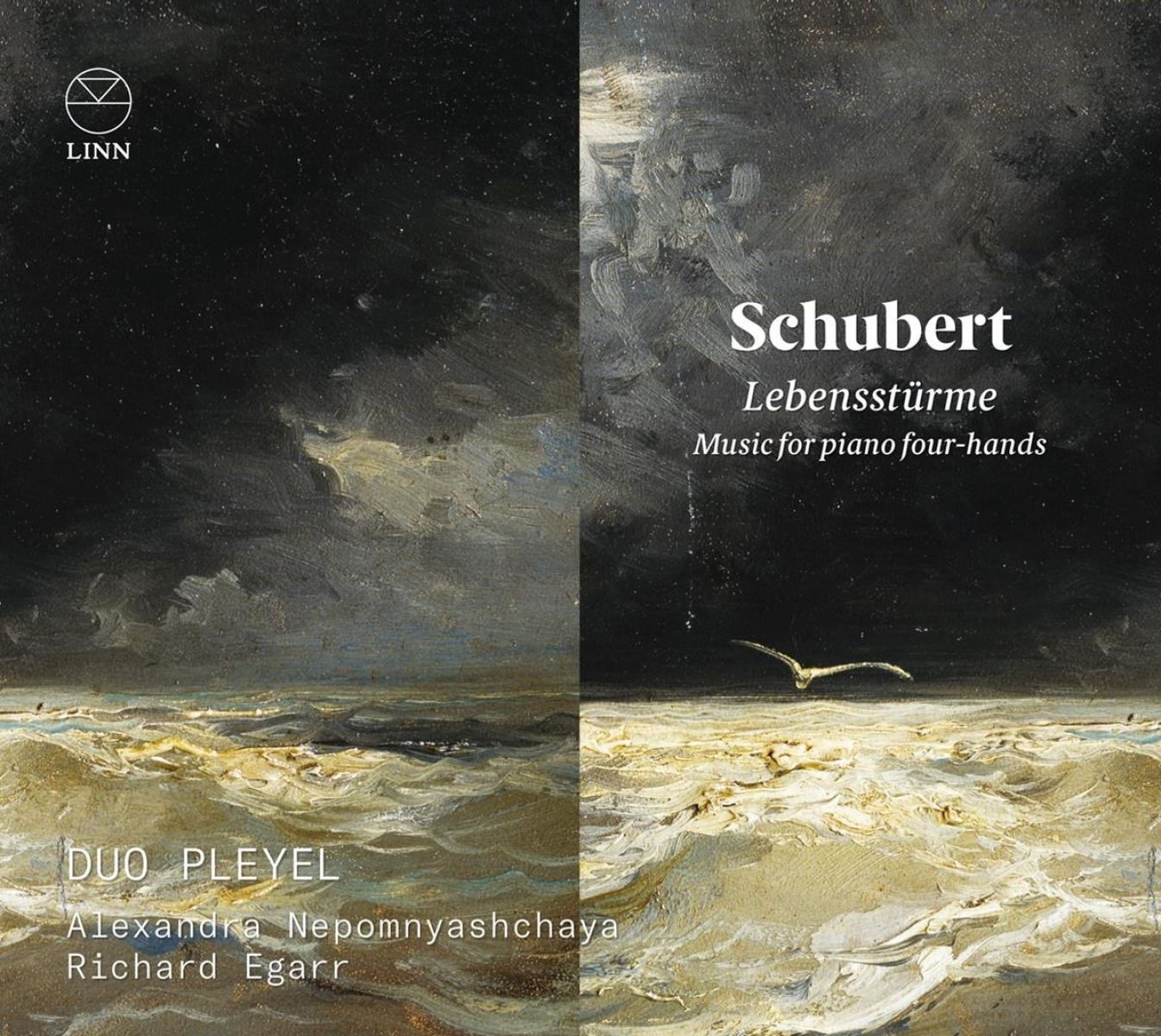 Afbeelding van Richard Egarr & Alexandra Nepomnyashchaya (Duo Pleyel) - Schubert: Lebensstürme. Music For Piano Four-Hands