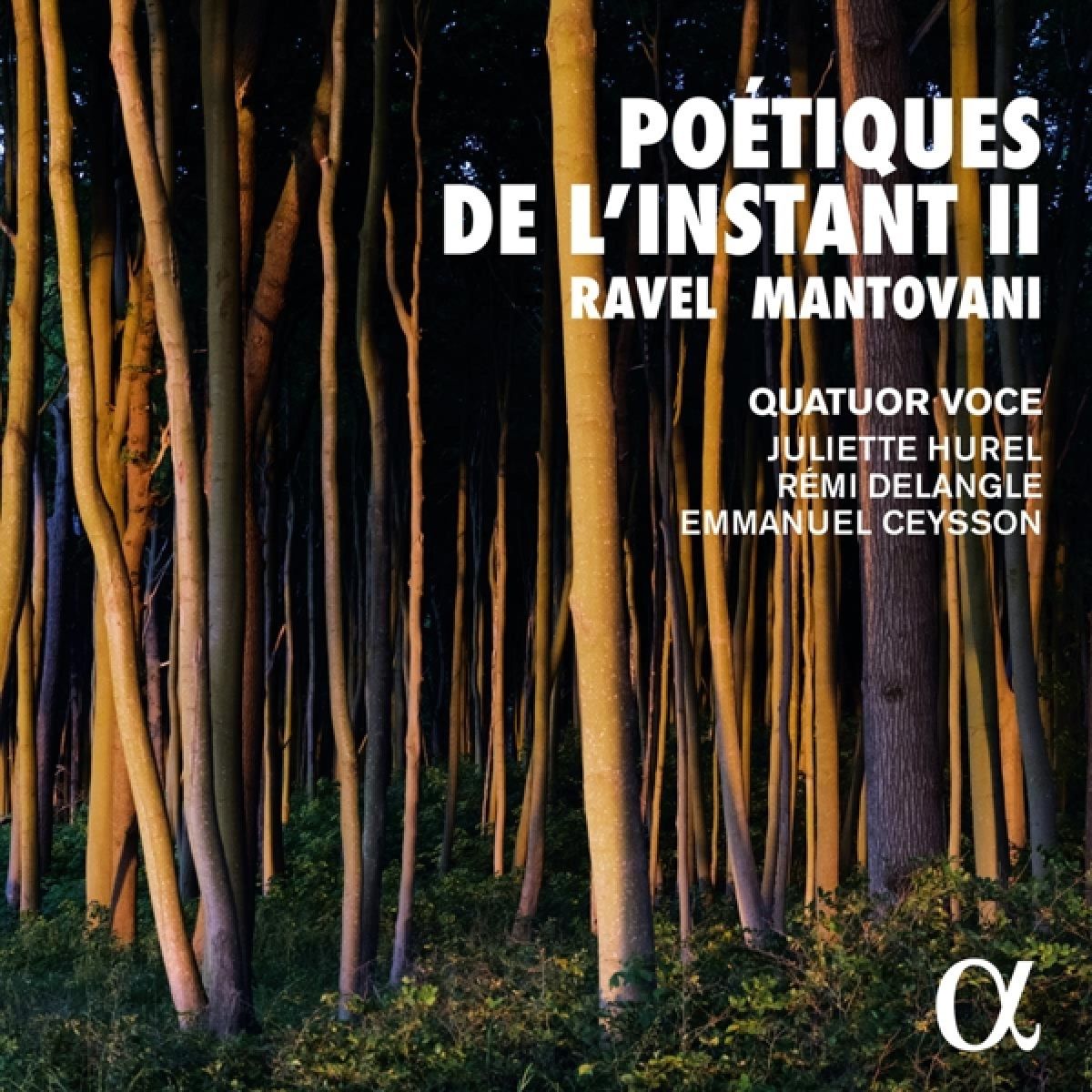 Afbeelding van Quatuor Voce, Juliette Hurel, Rémi Delangle, Emmanuel Ceysson - Poétiques De L'Instant II