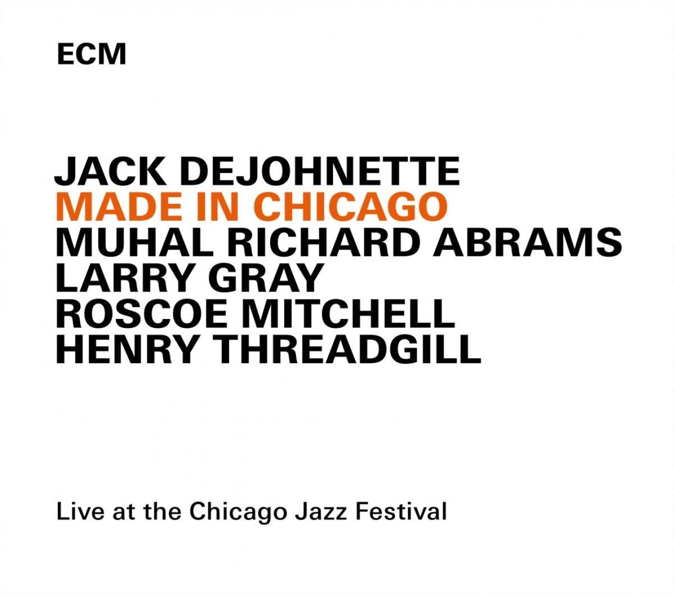 Afbeelding van Jack DeJohnette - Made In Chicago