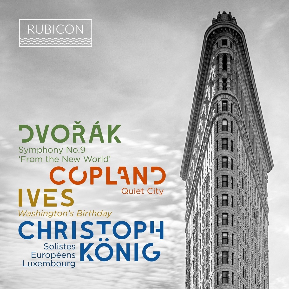 Afbeelding van Christoph König, Solistes Européens Luxembourg - Dvořák: Symphony No.9 'From The New World' / Quiet City / Washington's Birthday