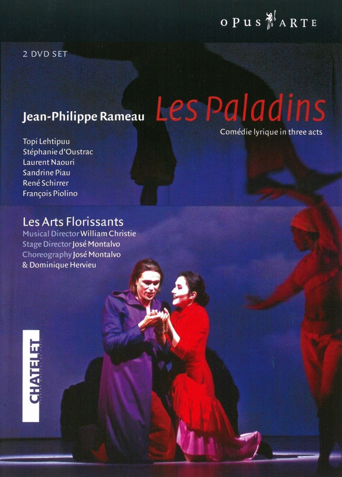 Afbeelding van Sandrine Piau, Laurent Naouri, Les Arts Florissants - Rameau: Les Paladins