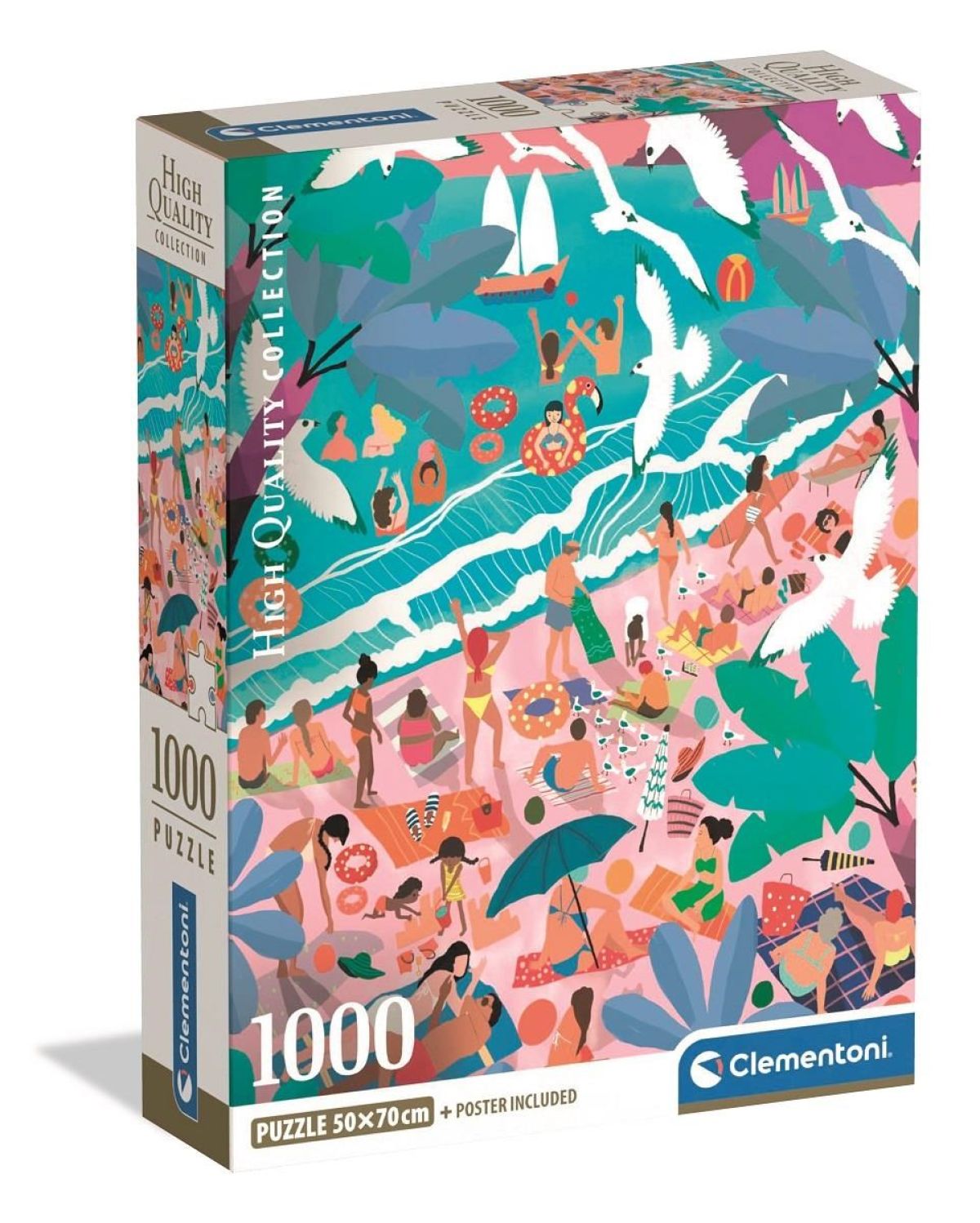 Afbeelding van Sunday At The Beach HQC (Compact Box 1000 stukjes) 