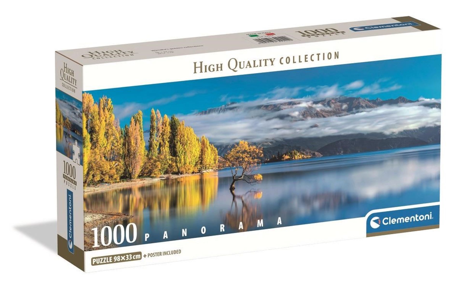 Wanaka's Golden Reflections - Panorama (Compact Box 1000 stukjes)