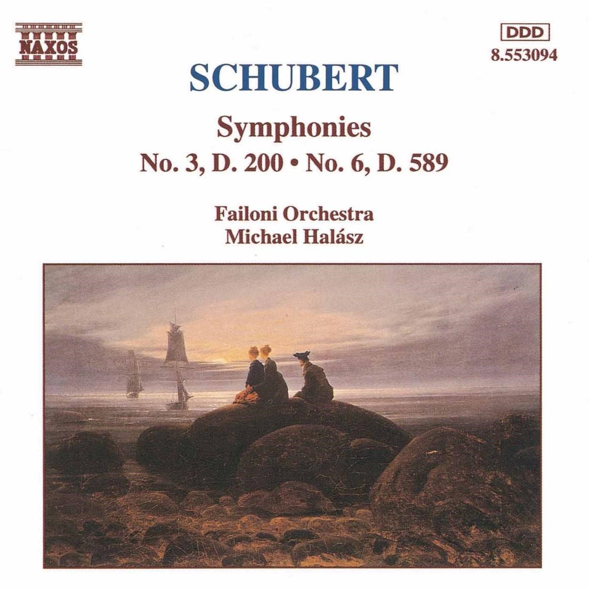 Afbeelding van Failoni Orchestra, Michael Halász - Schubert: Symphonies 3 & 6