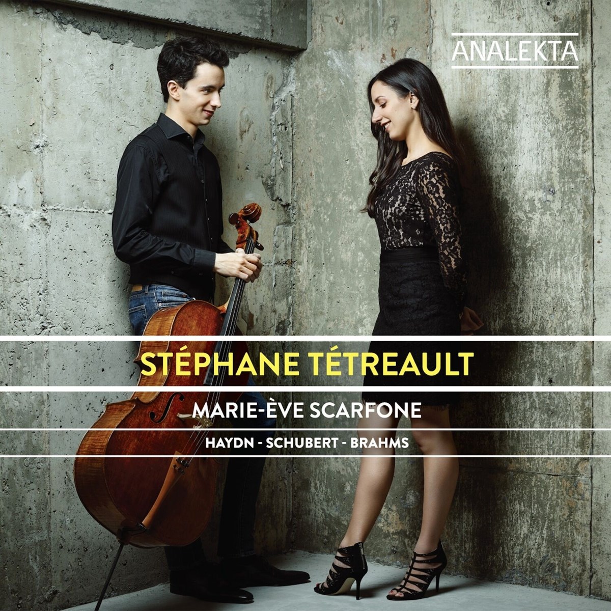 Afbeelding van Stéphane Tétreault & Marie-Ève Scarfone - Haydn, Schubert, Brahms