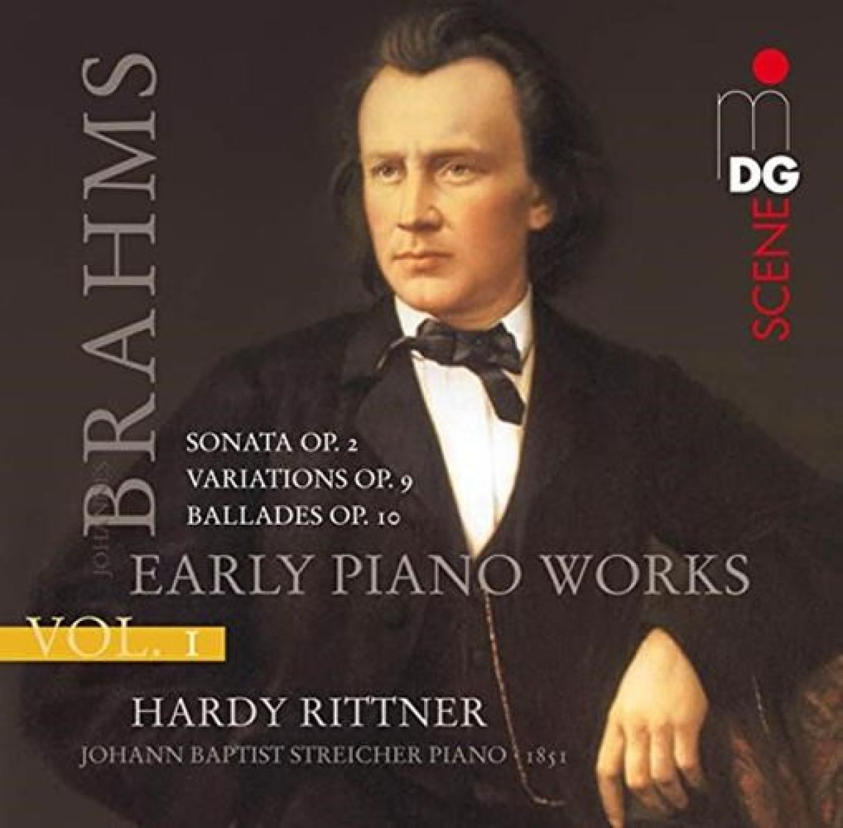 Afbeelding van Hardy Rittner - Brahms: Early Piano Works Volume 1