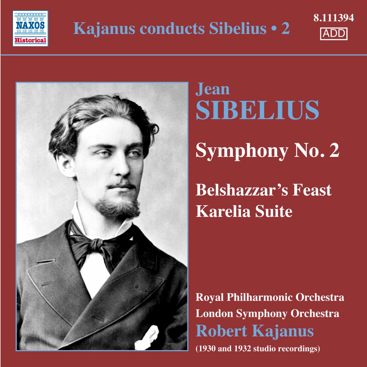 Afbeelding van Royal Philharmonic Orchestra, Robert Kajanus - Sibelius: Symphony No.2