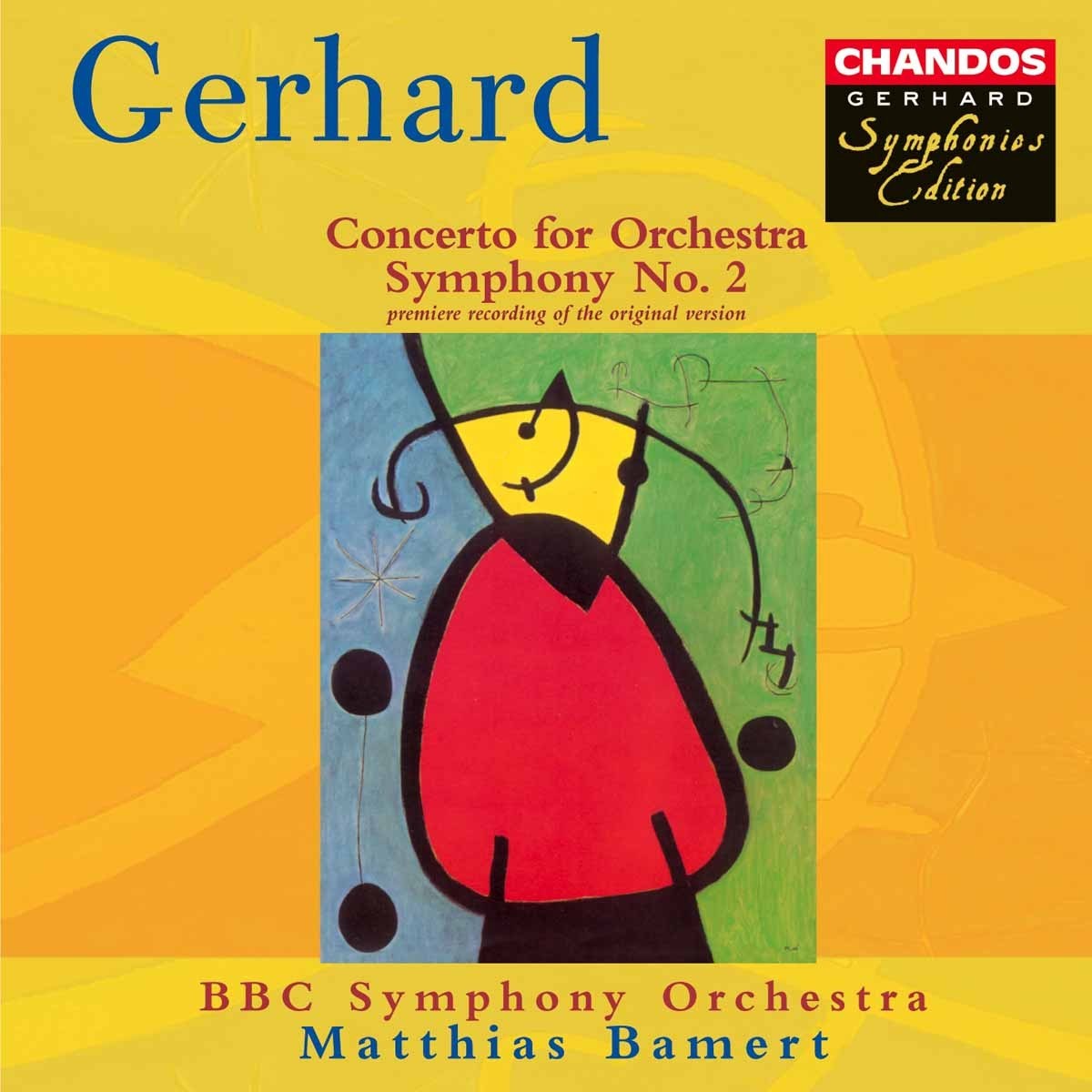 Afbeelding van BBC Symphony Orchestra, Matthias Bamert - Gerhard: Symphony No.2