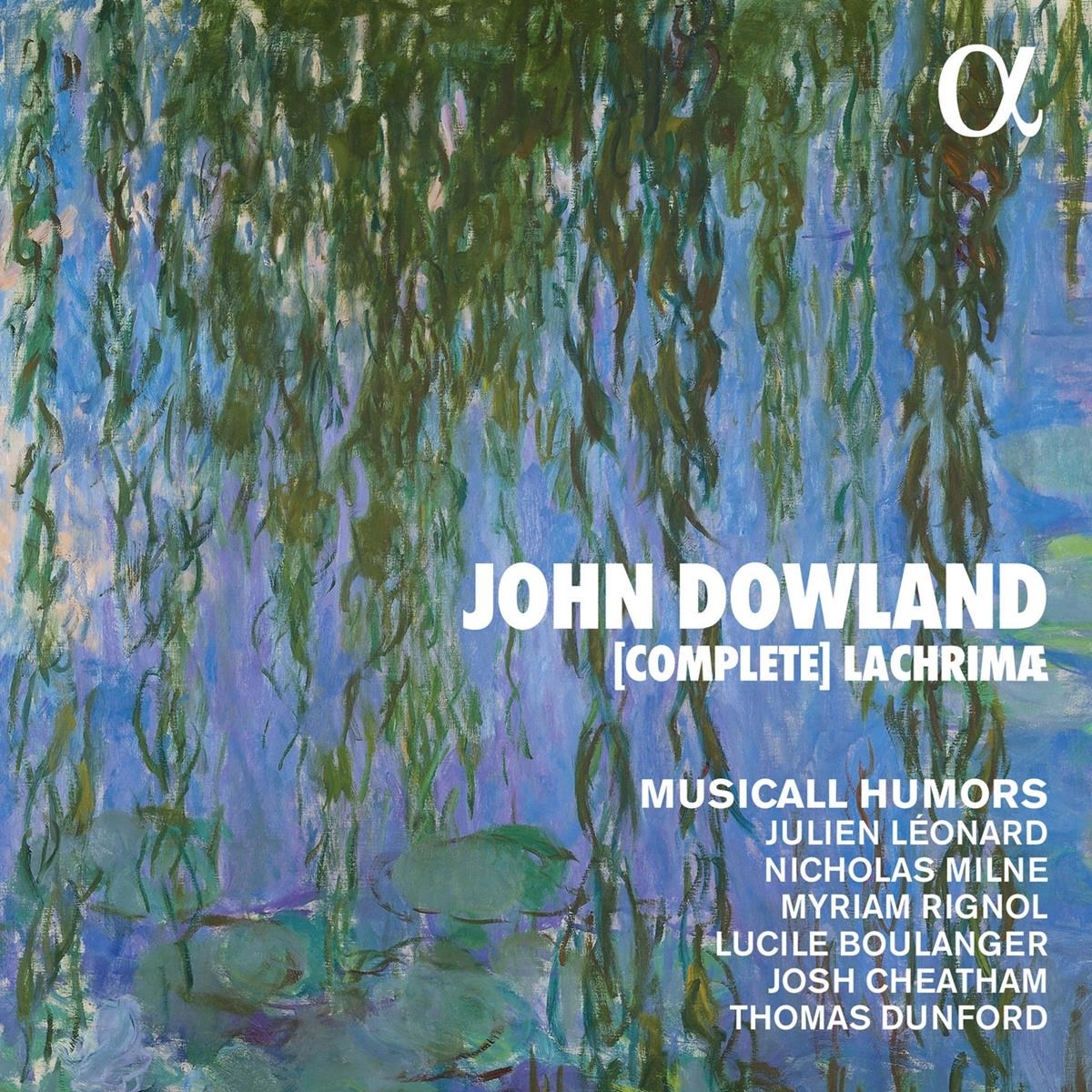 Afbeelding van Musicall Humors, Julien Léonard, Nicholas Milne, Lucile Boulanger, Joshua Cheatham - Dowland: [Complete] Lachrimæ