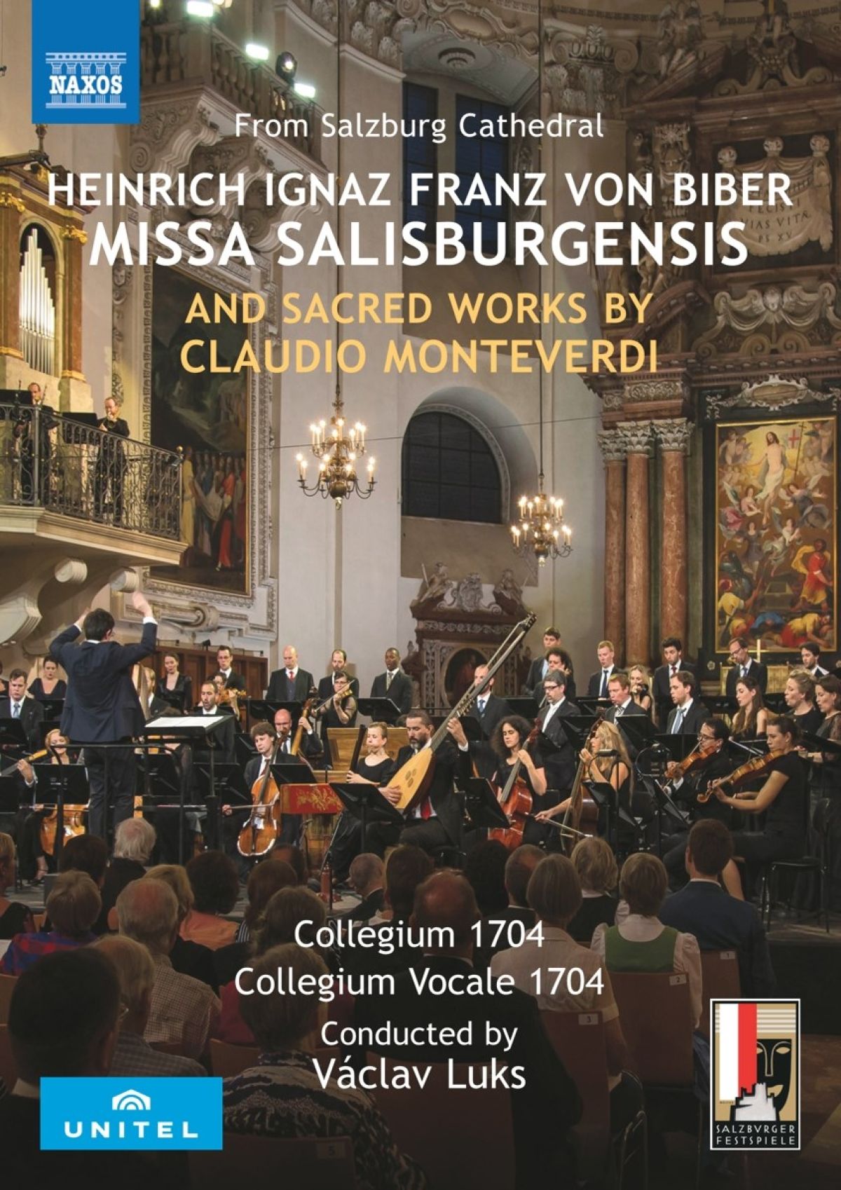 Afbeelding van Various Soloists, Collegium Vocale 1704, Collegium - Missa Salisburgensis - Sacred Works
