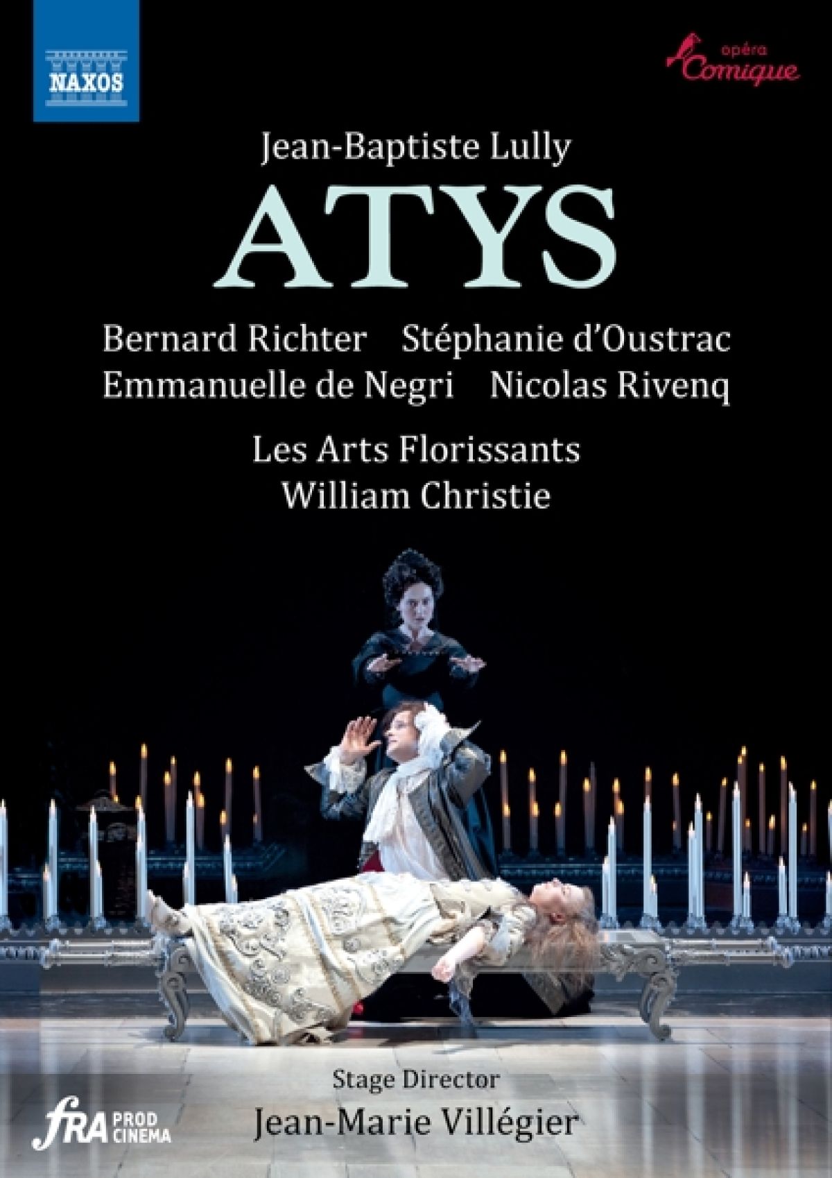 Afbeelding van Emmanuelle De Negri, Stephanie D'oustrac, Bernard Richter, Les Arts Florissants - Lully: Atys