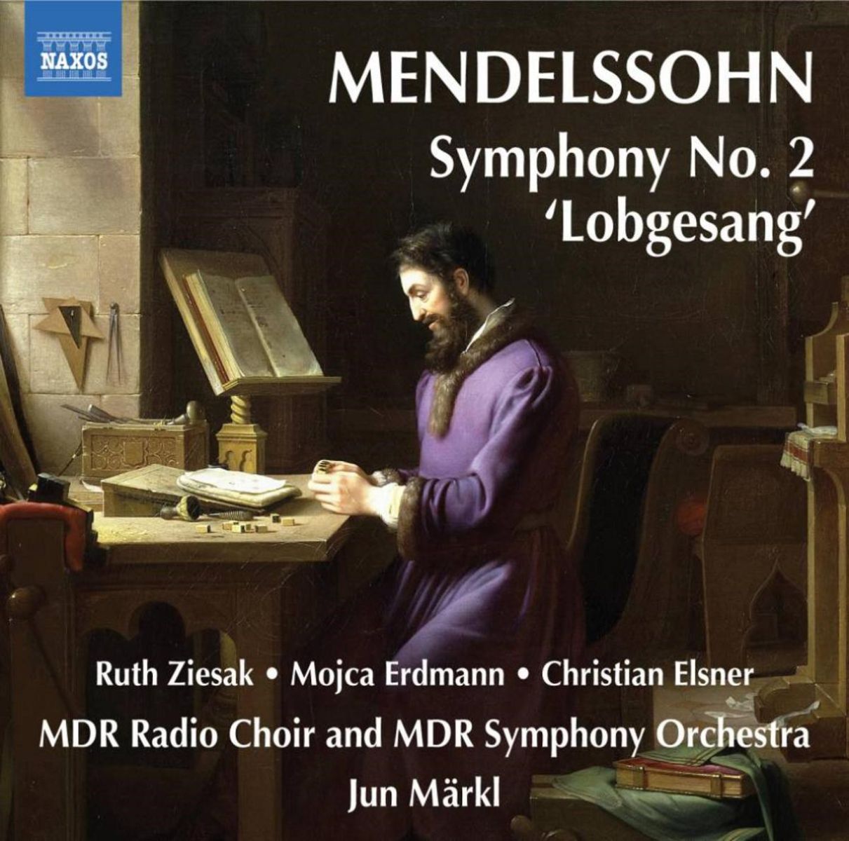 Afbeelding van Ruth Ziesak, Mojca Erdmann, Christian Elsner, MDR Radio Choir, MDR Symphony Orchestra, Jun Märkl - Mendelssohn: Symphony No.2 'Lobgesang'