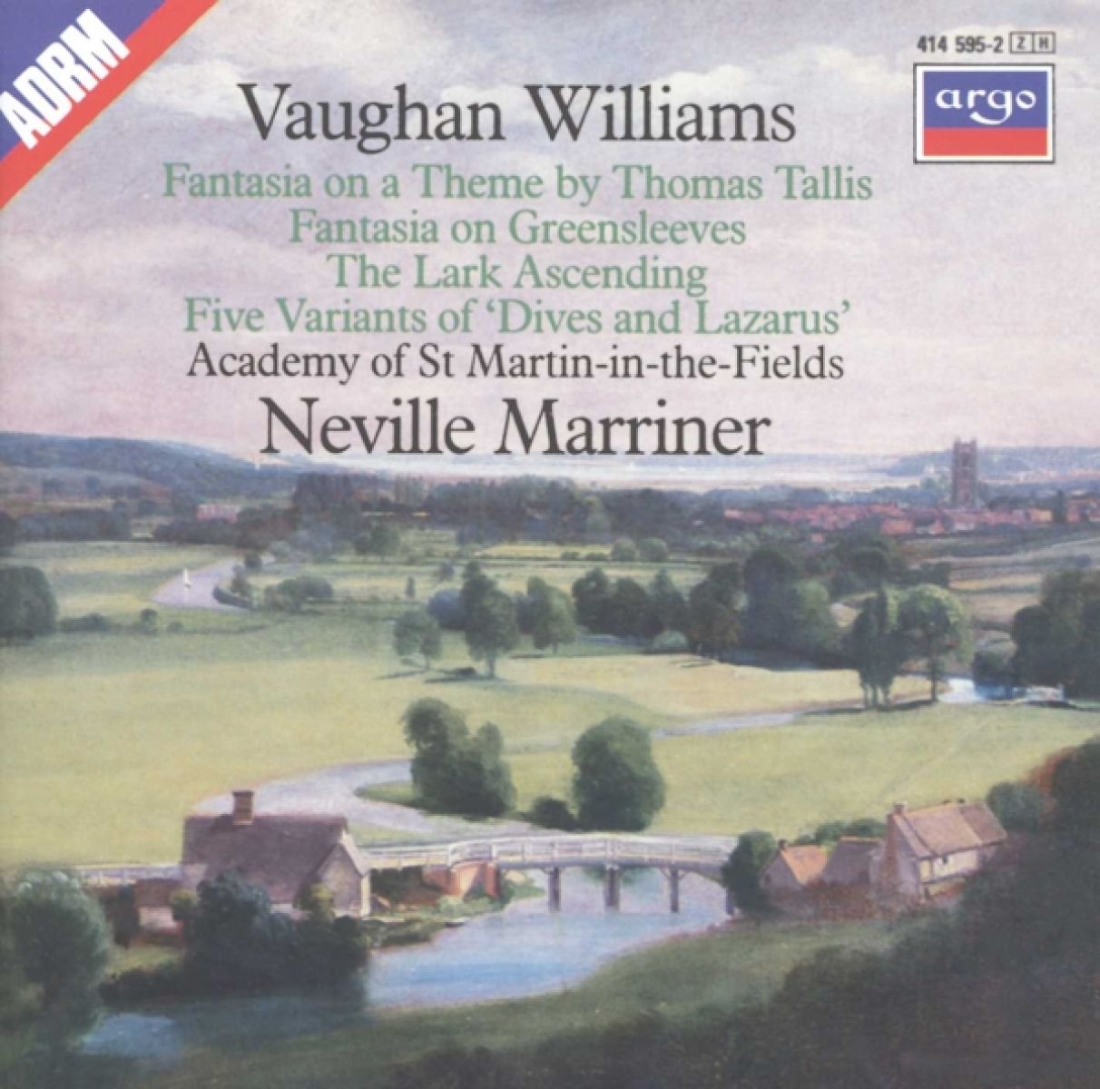 Afbeelding van Academy Of St. Martin In The Fields, Sir Neville Marriner - Vaughan Williams: Tallis Fantasia | Fantasia On Greensleeves | The Lark Ascending