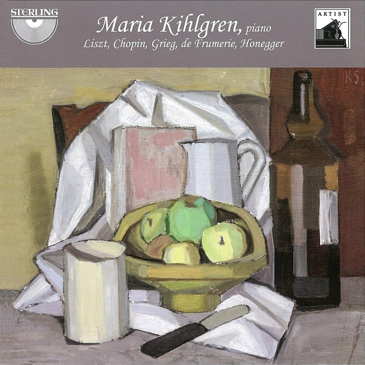 Afbeelding van Maria Kihlgren - Maria Kihlgren Piays Liszt, Chopin, Grieg, De Frumerie, Honegger
