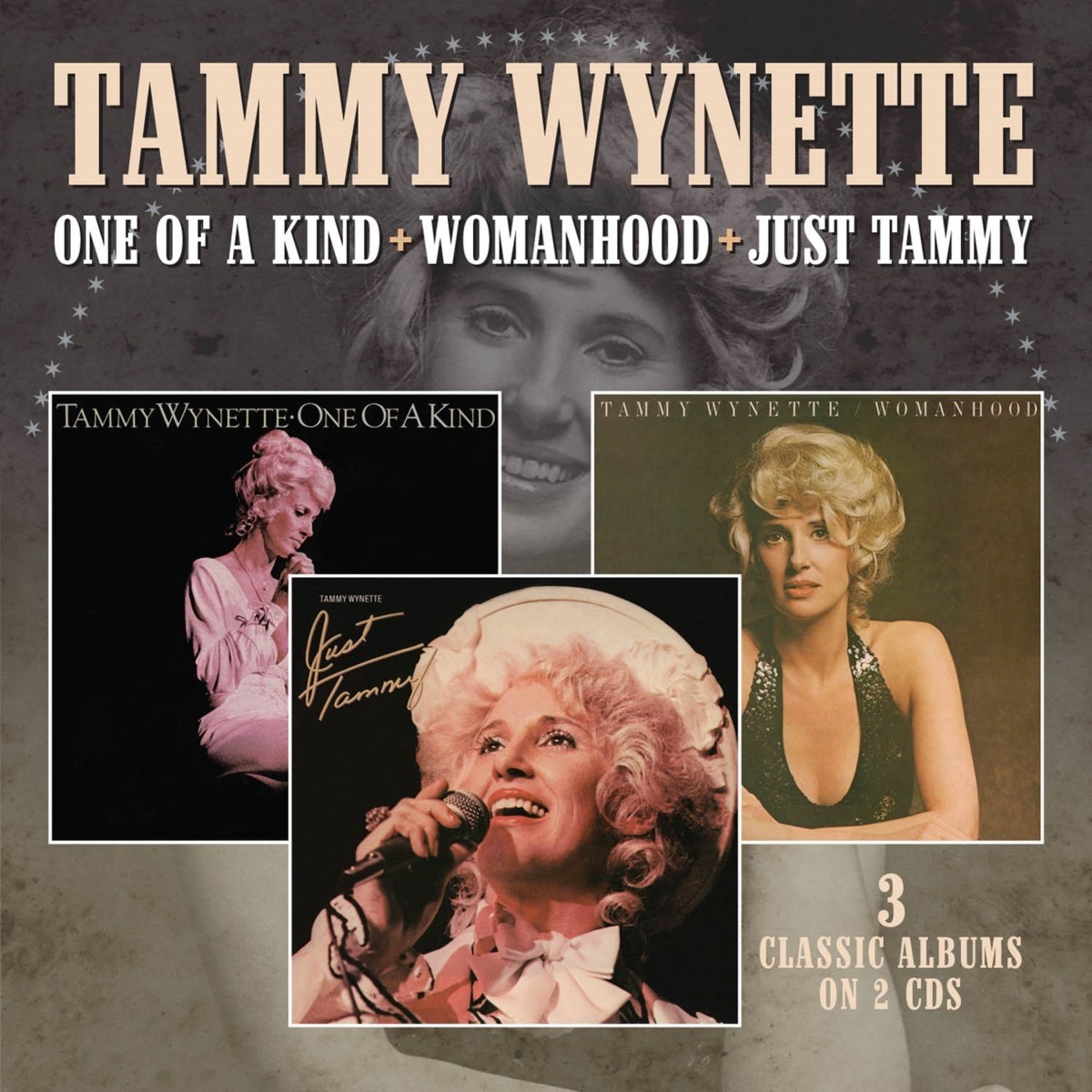 Afbeelding van Tammy Wynette - One of a Kind/Womanhood/Just Tammy