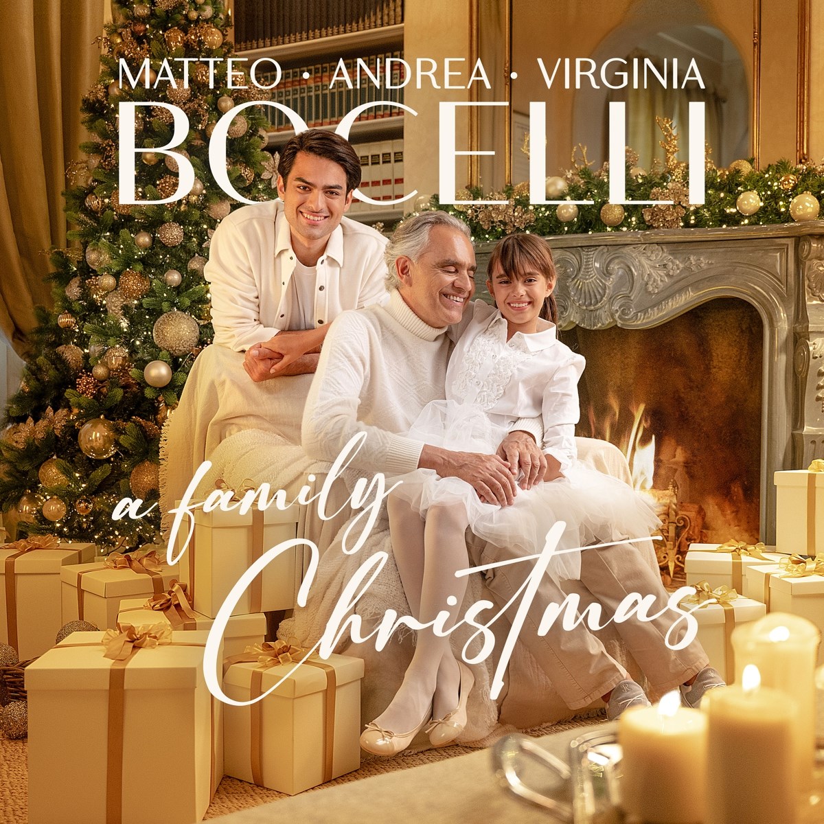 Afbeelding van Matteo Bocelli, Andrea Bocelli, Virginia Bocelli - A Family Christmas