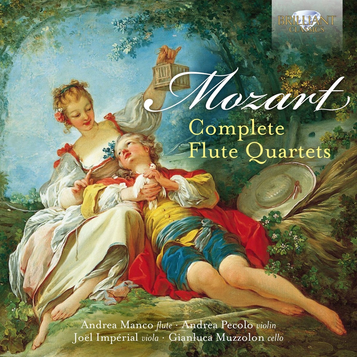 Afbeelding van Andrea Manco, Andrea Pecolo, Joel Imperial, Gianluca Muzzolon - Mozart: Complete Flute Quartets