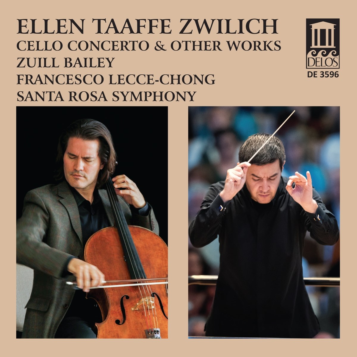 Afbeelding van Elizabeth Dorman, Francesco Lecce-Chong, Joseph Edelberg, Santa Rosa Symphony, Zuill Bailey - Zwilich: Cello Concerto & Other Works