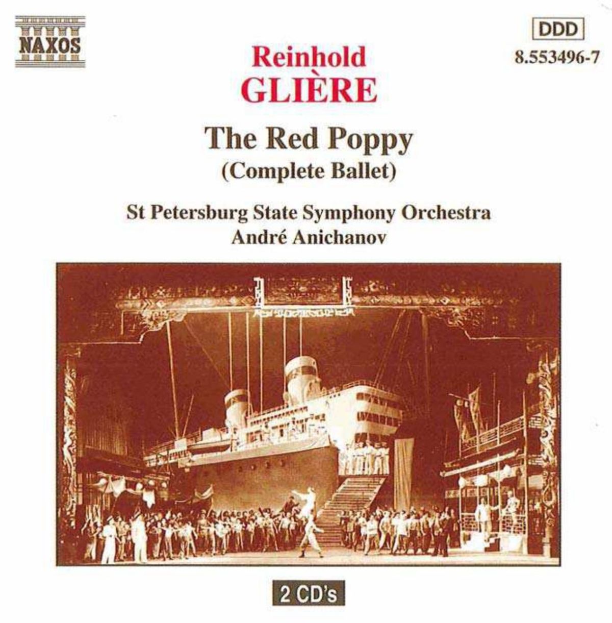 Afbeelding van St. Petersburg State Symphony Orchestra, André Anichanov - Glière: The Red Poppy