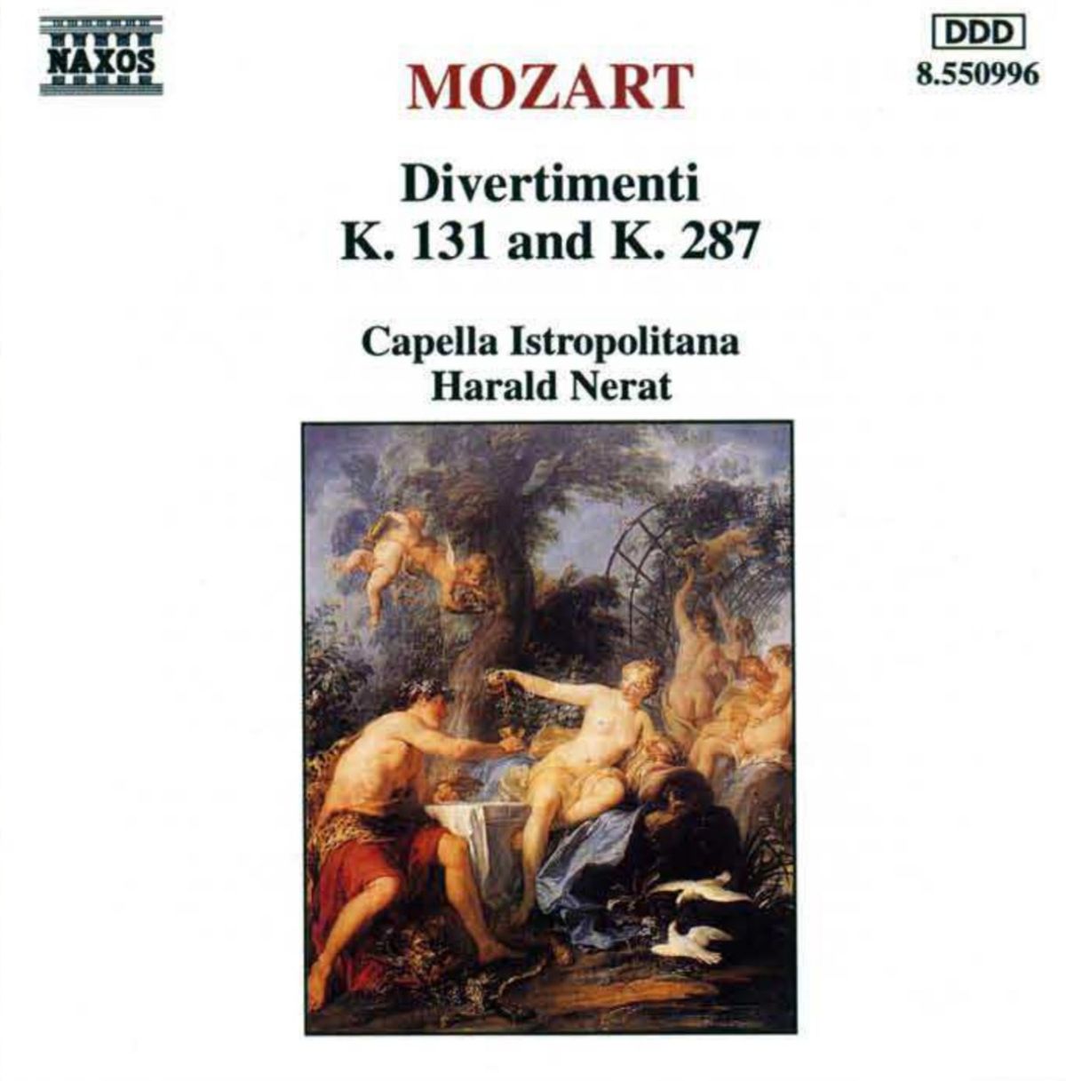 Afbeelding van Capella Istropolitana, Harald Nerat - Mozart: Divertimenti