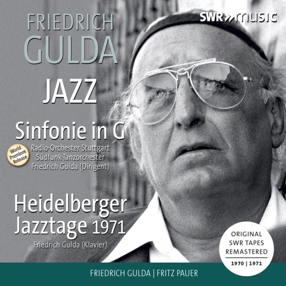 Afbeelding van Friedrich Gulda, Radio-Sinfonieorchester Stuttgart - Jazz | Symphony In C | Concert Heidelberg 1971