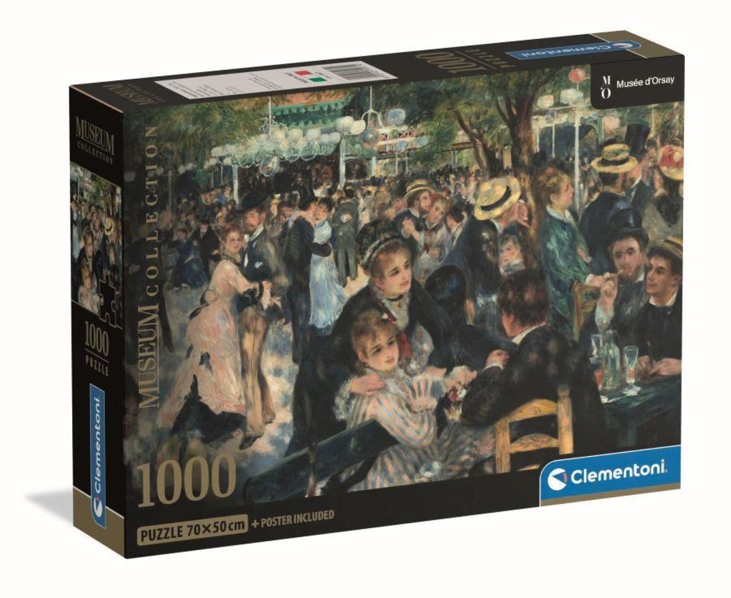 Afbeelding van Museum Collection - Renoir - Bal De Moulin De La Galette (Compact Box 1000 stukjes)