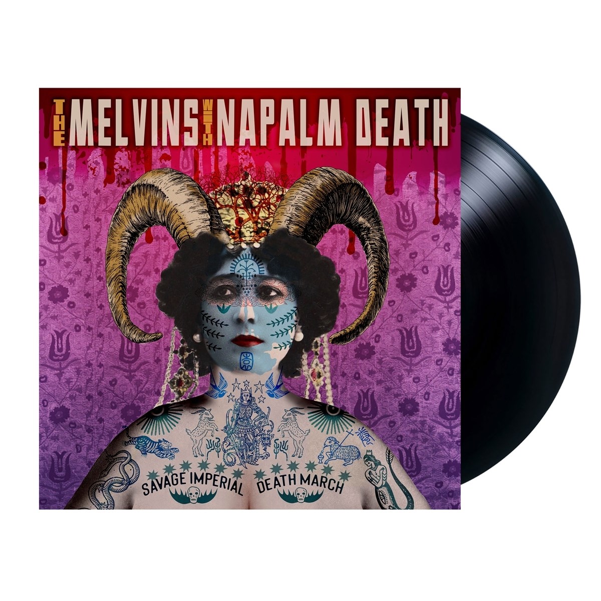 Afbeelding van Melvins & Napalm Death - Savage Imperial Death March