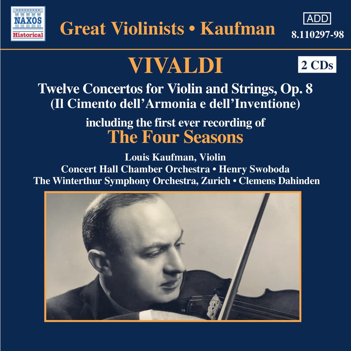 Louis Kaufman - Vivaldi: Concertos Op.8 (Incl. Four Seasons)