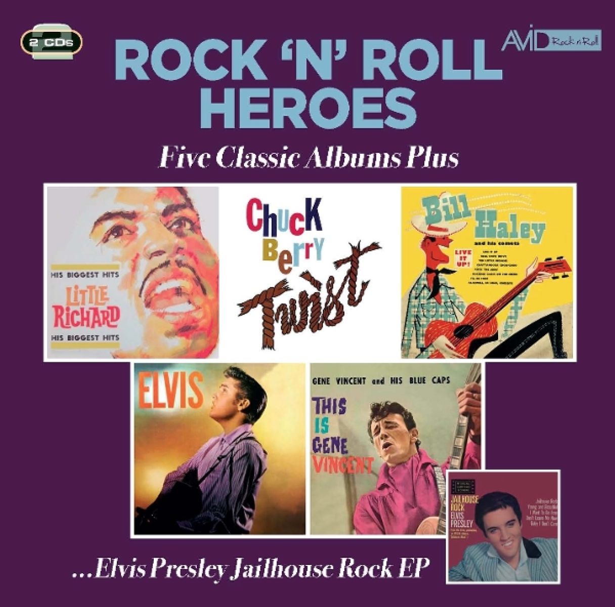 Little Richard, Chuck Berry, Bill Haley & His Comets - Rock 'N' Roll Heroes: Five Classic Albums Plus ...Elvis Presley Jailhouse Rock EP