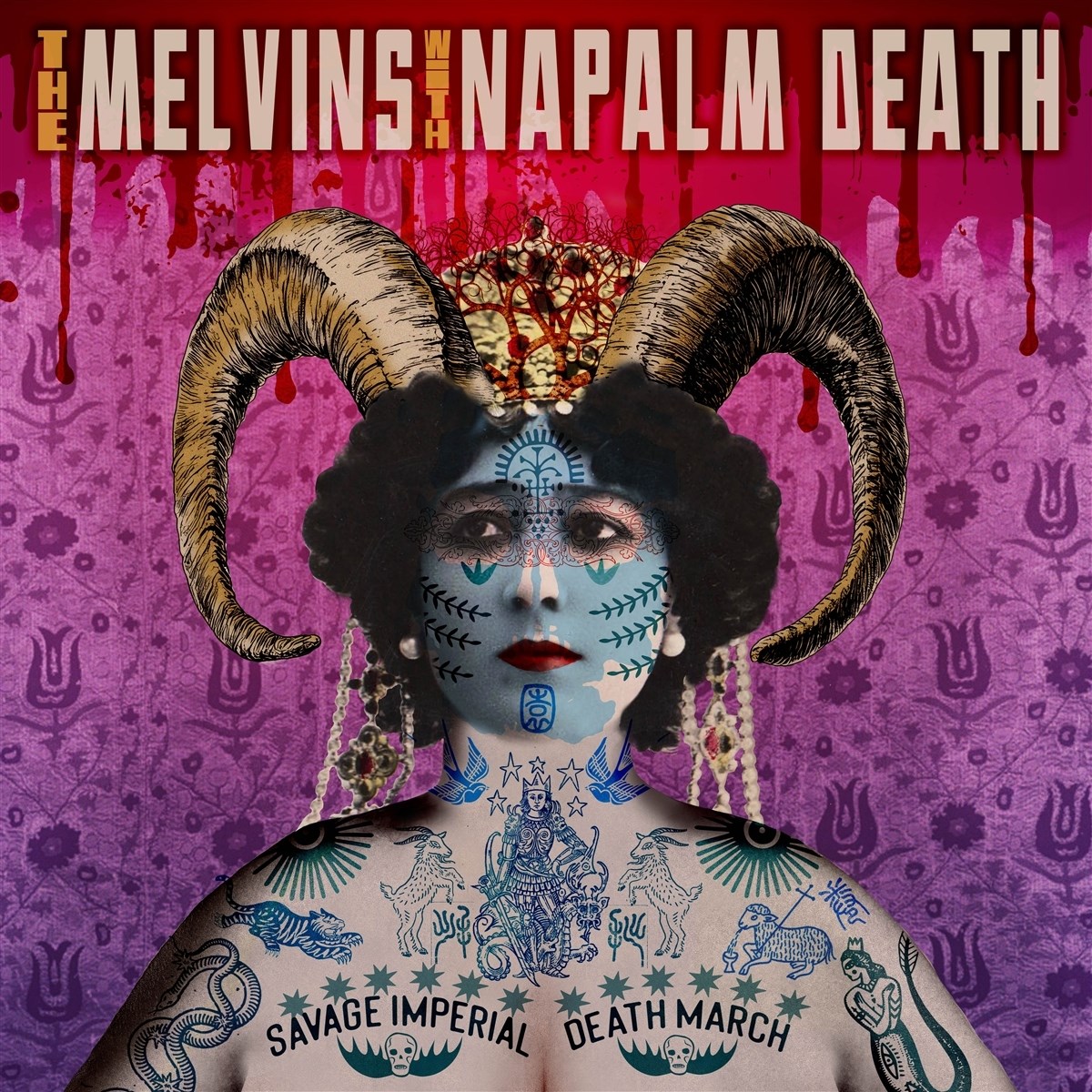 Afbeelding van Melvins & Napalm Death - Savage Imperial Death March