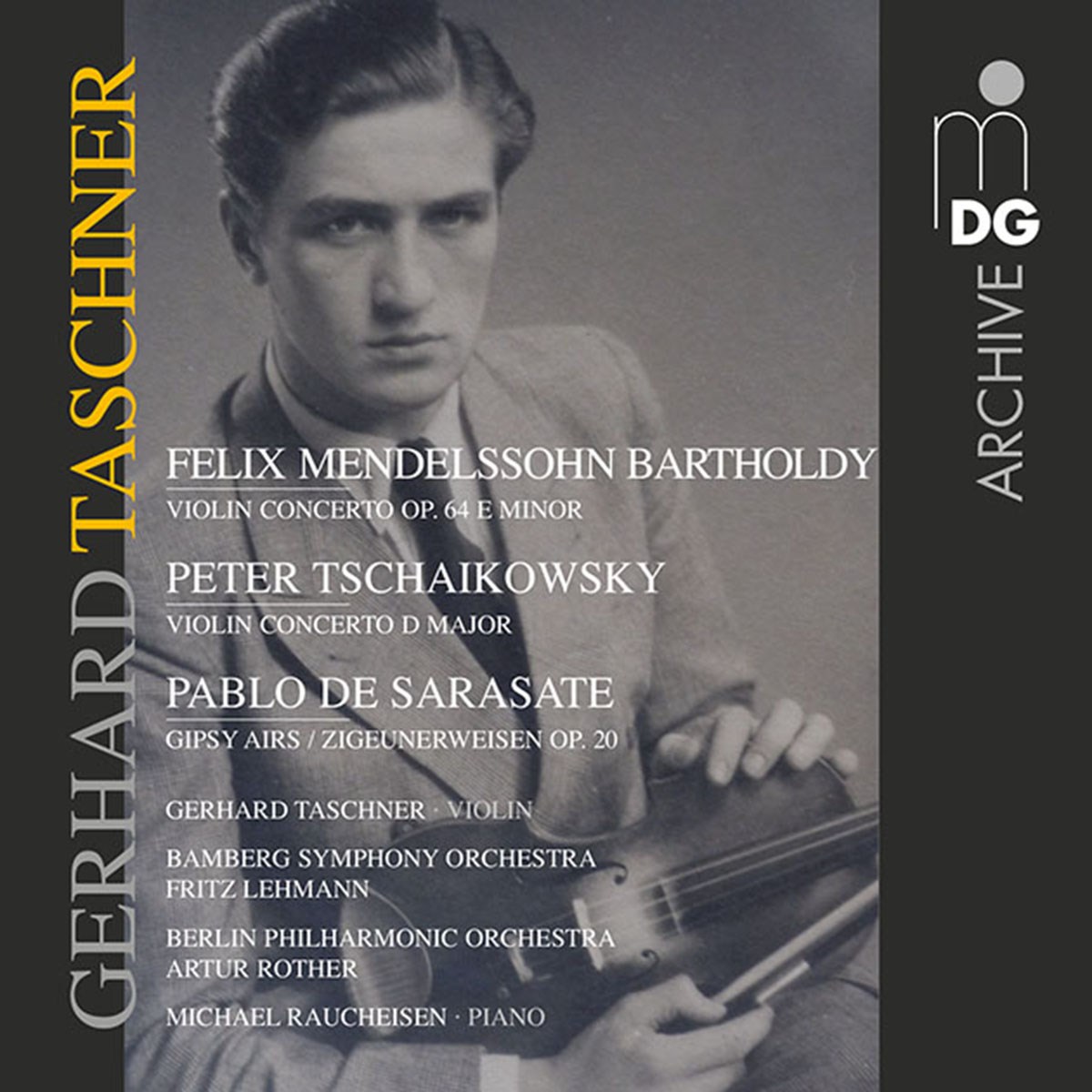 Afbeelding van Gerhard Taschner - Violin Concertos: Mendelssohn, Tsch