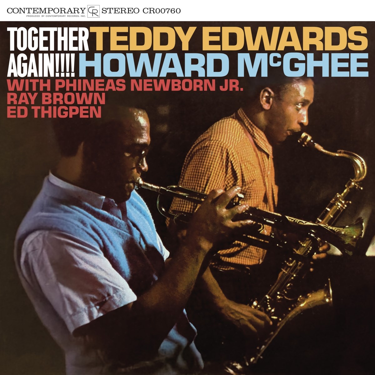 Afbeelding van Teddy Edwards, Howard McGhee, Phineas Newborn Jr. - Together Again!!!!