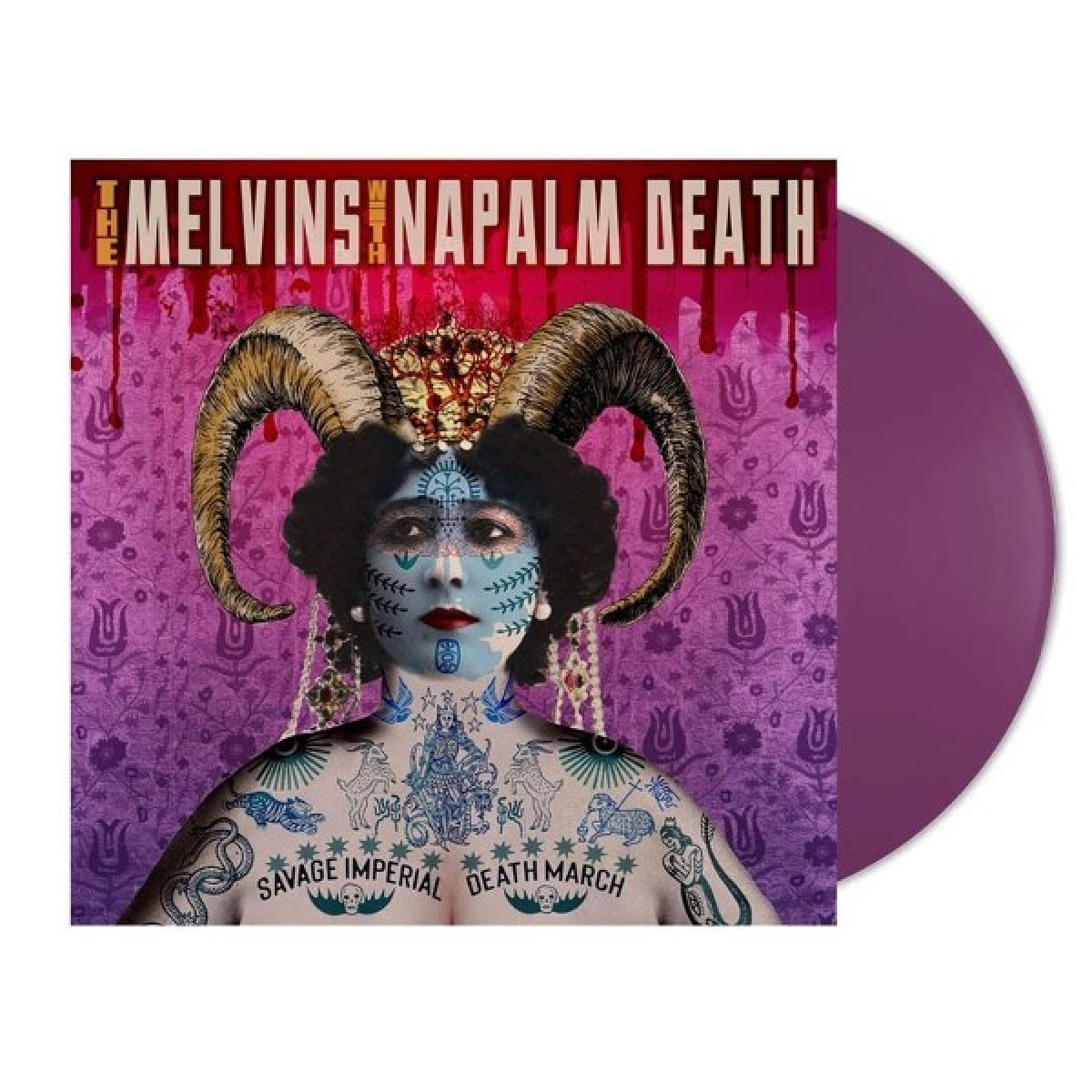 Afbeelding van Melvins & Napalm Death - Savage Imperial Death March