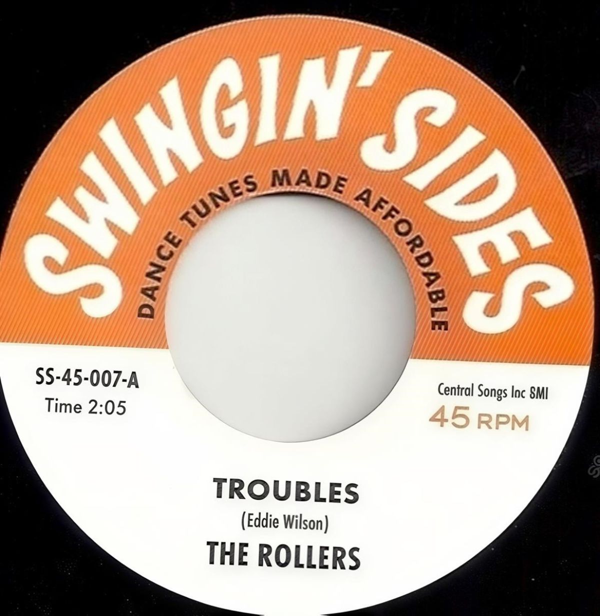 Afbeelding van The Rollers, Elmer Parker & The Light Lighters - Troubles / Look Out Baby
