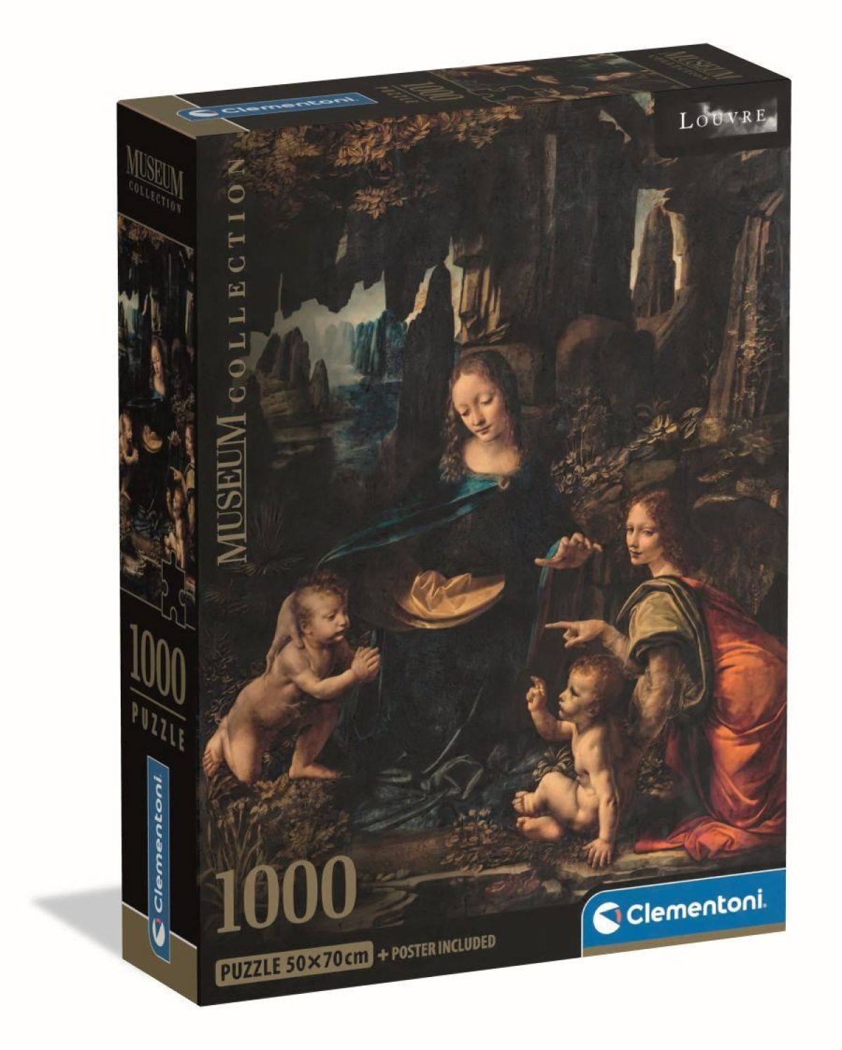 Afbeelding van Museum Collection - Da Vinci - The Virgin Of The Rocks (Compact Box 1000 stukjes)
