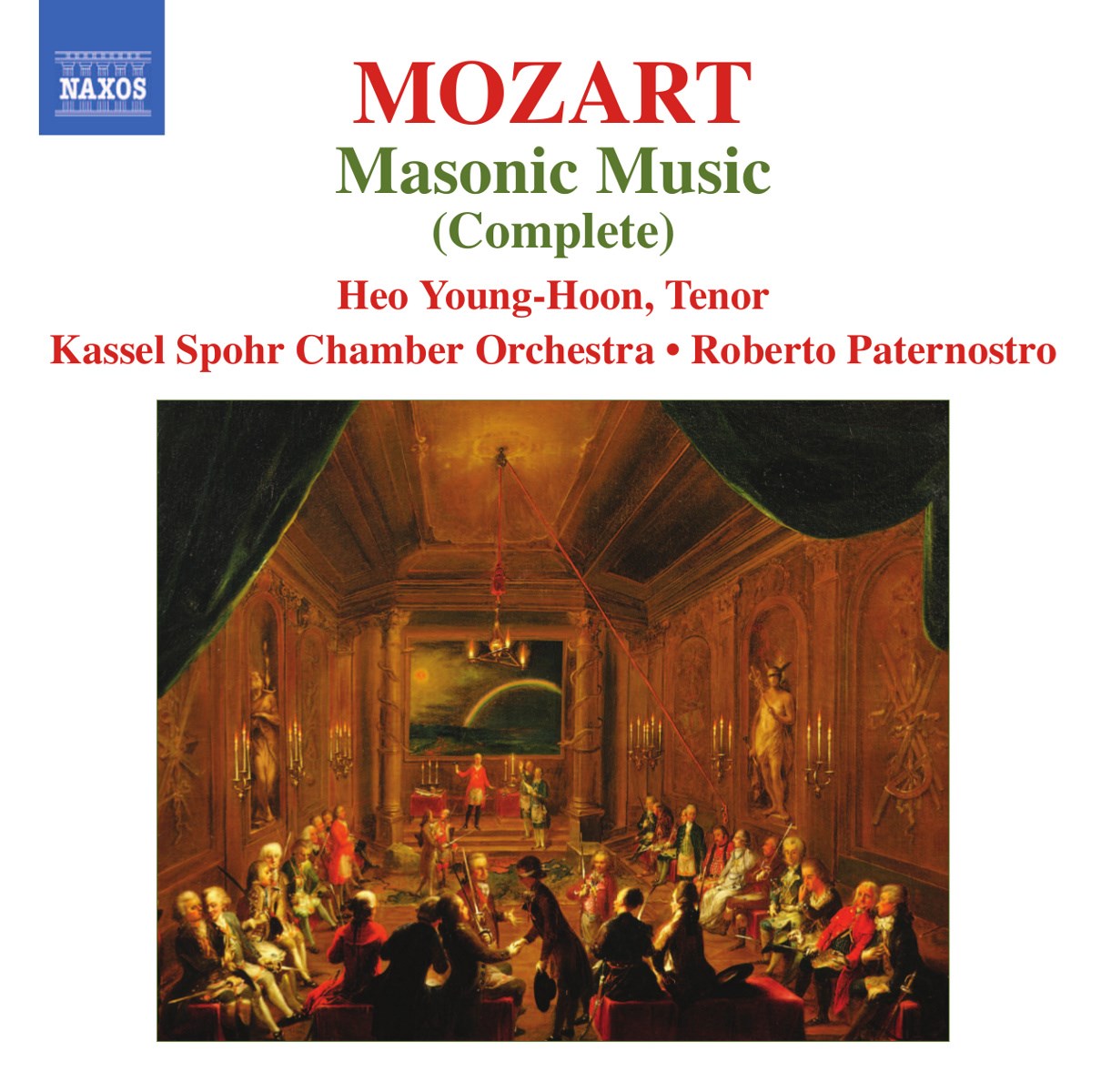 Afbeelding van Kassel Spohr Chamber Orchestra, Roberto Paternostro - Mozart: Masonic Music (Complete)