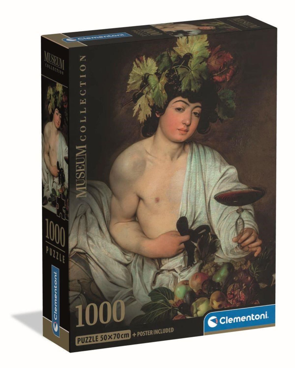 Afbeelding van Museum Collection - Caravaggio - Bacchus (Compact Box 1000 stukjes)