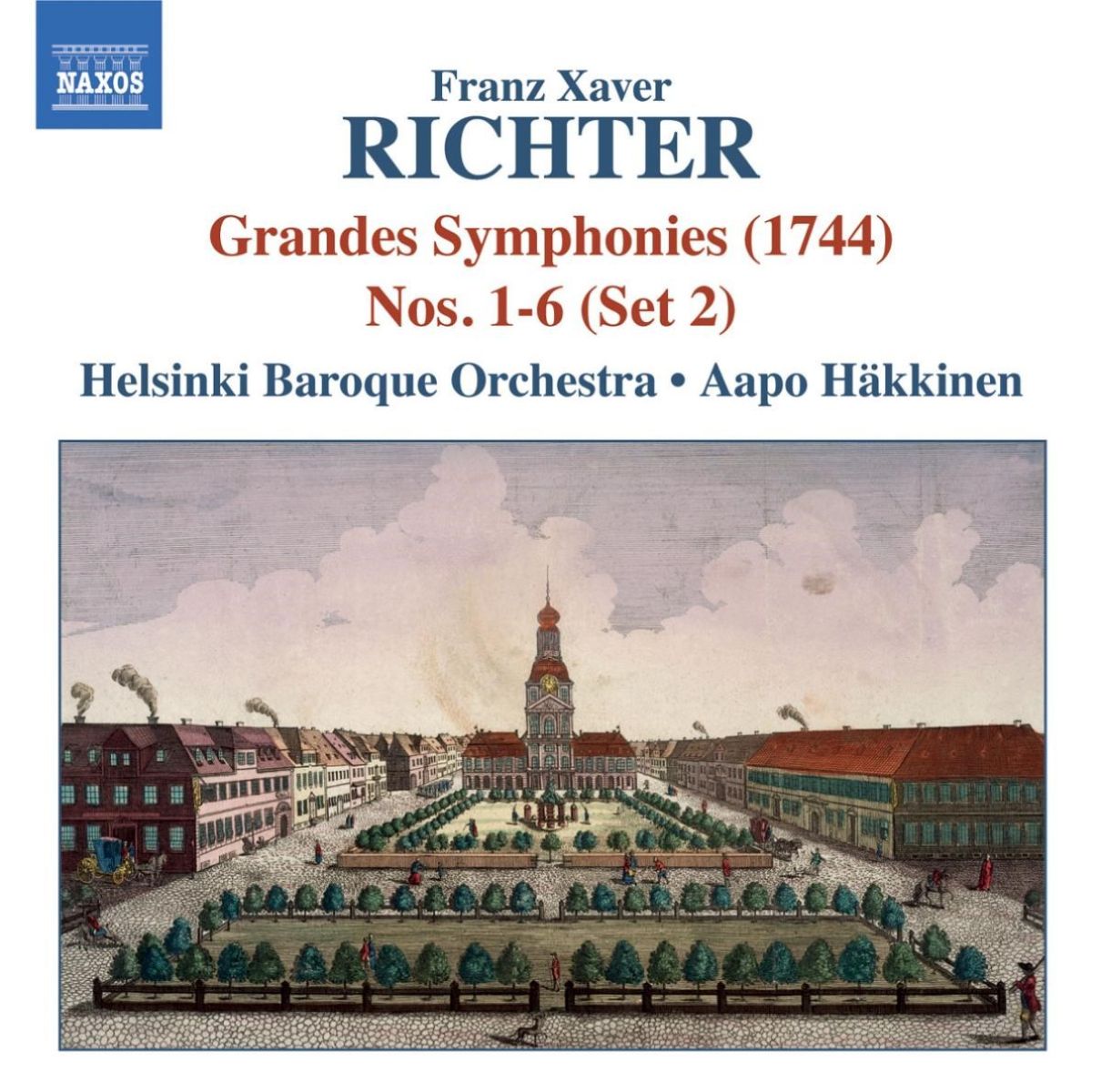 Afbeelding van Helsinki Baroque Orchestra, Aapo Häkkinen - Franz Xaver Richter: Grandes Symphonies Nos. 1-6