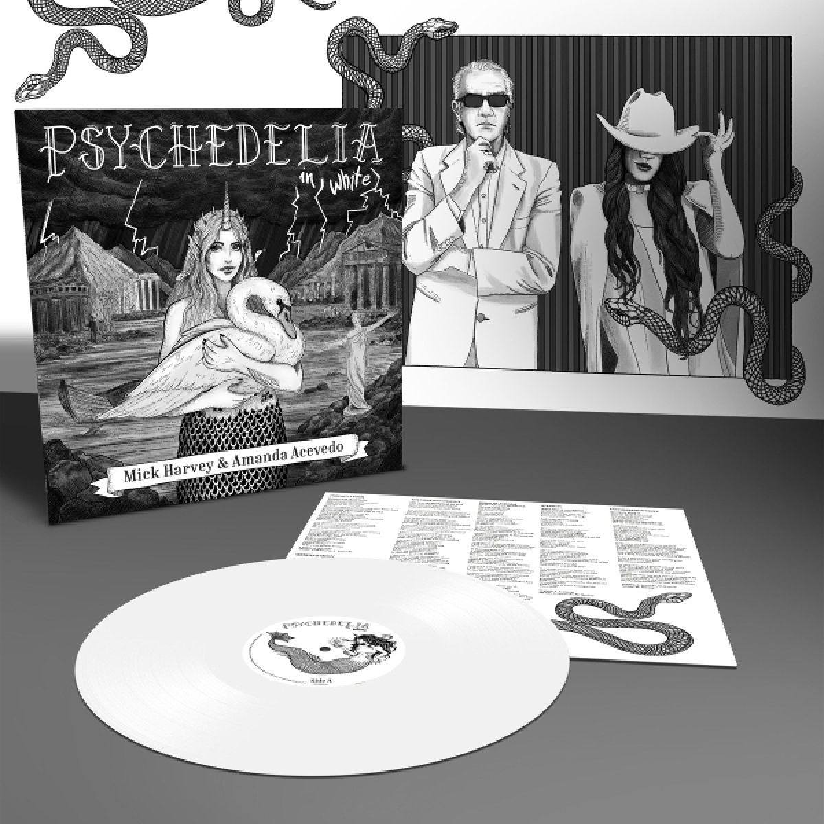 Afbeelding van Mick Harvey & Amanda Acevedo - Psychedelia In White