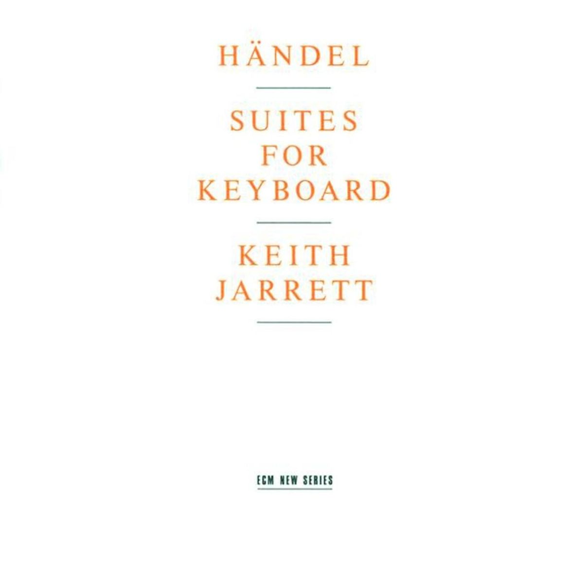 Afbeelding van Keith Jarrett - Handel: Suites For Keyboard