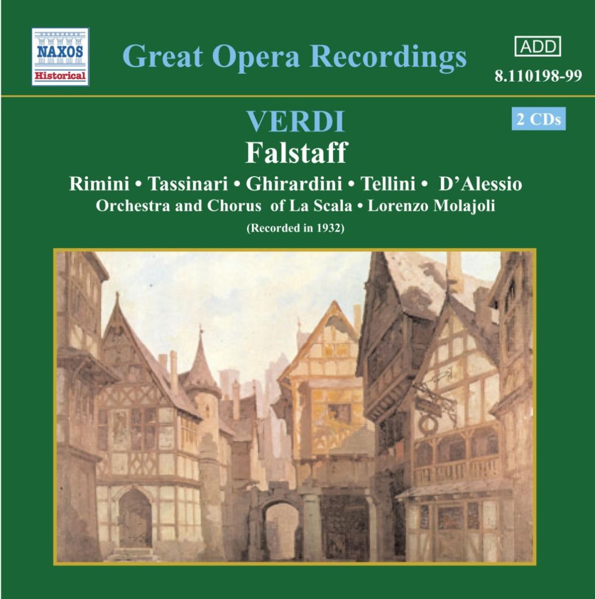Orchestra And Chorus Of La Scala Milan, Lorenzo Molajoli - Verdi: Falstaff