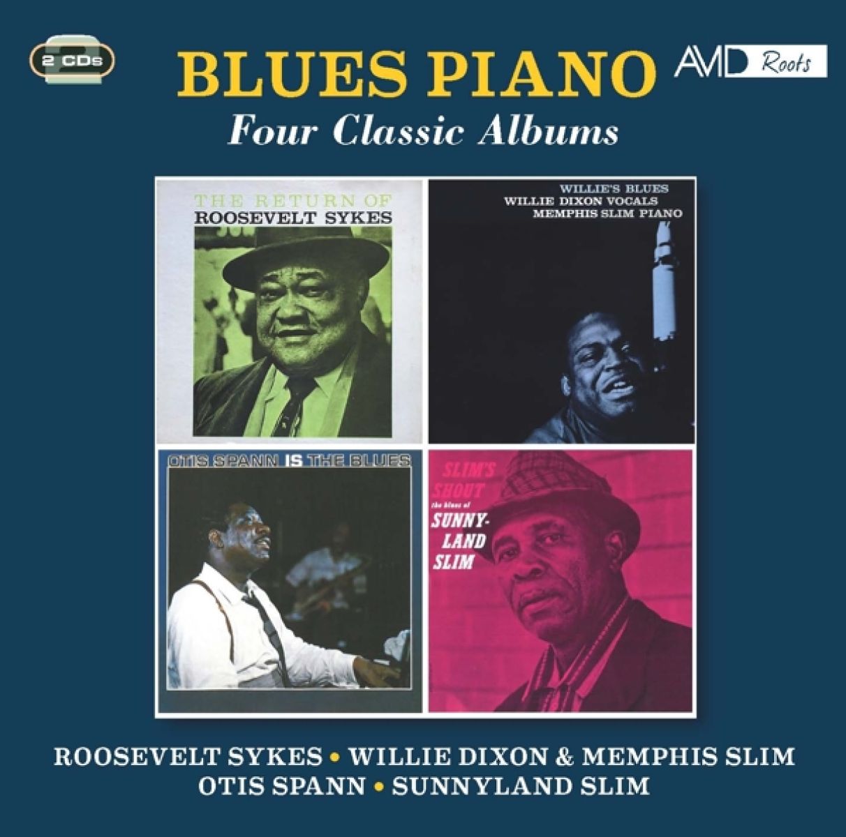 Afbeelding van Various Artists - Blues Piano - Four Classic Albums