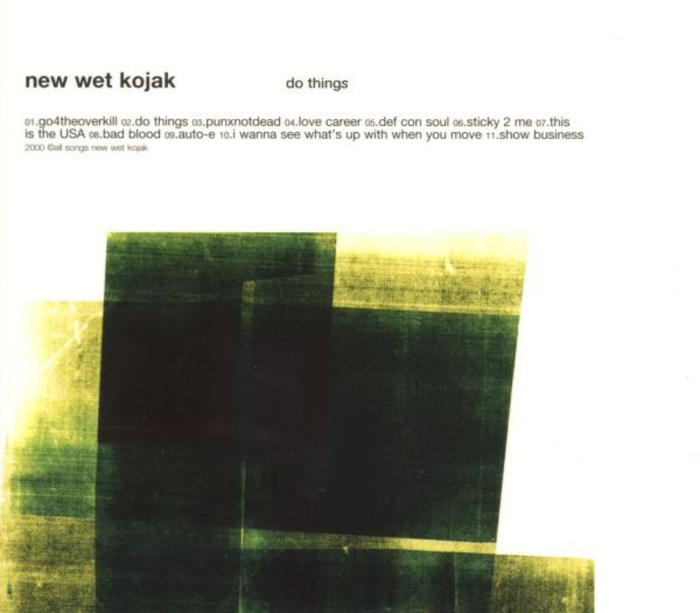 Afbeelding van New Wet Kojak - Do Things