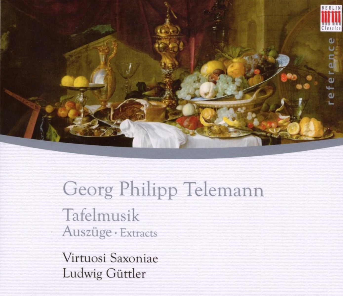 Afbeelding van Ludwig Güttler & Virtuosi Saxoniae - Telemann: Tafelmusik : Auszuge Extracts