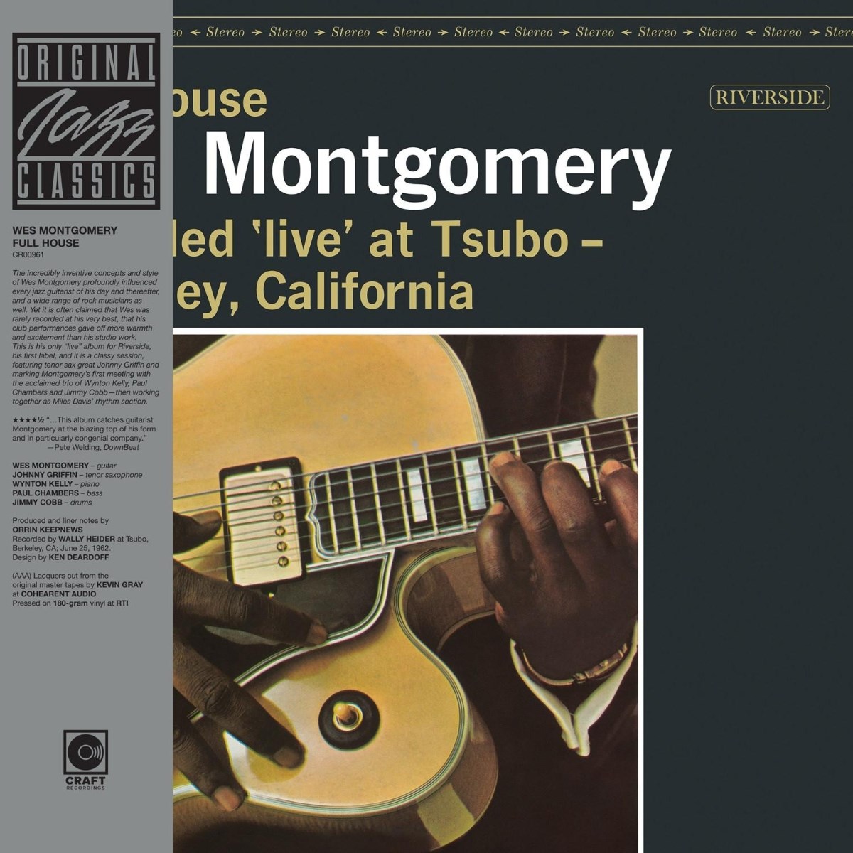 Afbeelding van Wes Montgomery - Full House: Live At Tsubo 1962