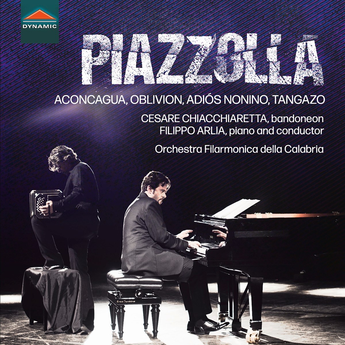 Afbeelding van Filippo Arlia, Cesare Chiacchiaretta - Piazzolla: Aconcagua, Oblivion, Adiós Nonino, Tangazo