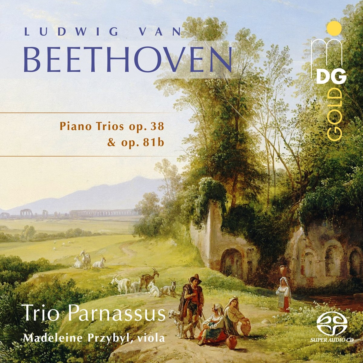 Afbeelding van Trio Parnassus & Madeleine Przybyl - Beethoven: Piano Trios Op. 38 & Op. 81B