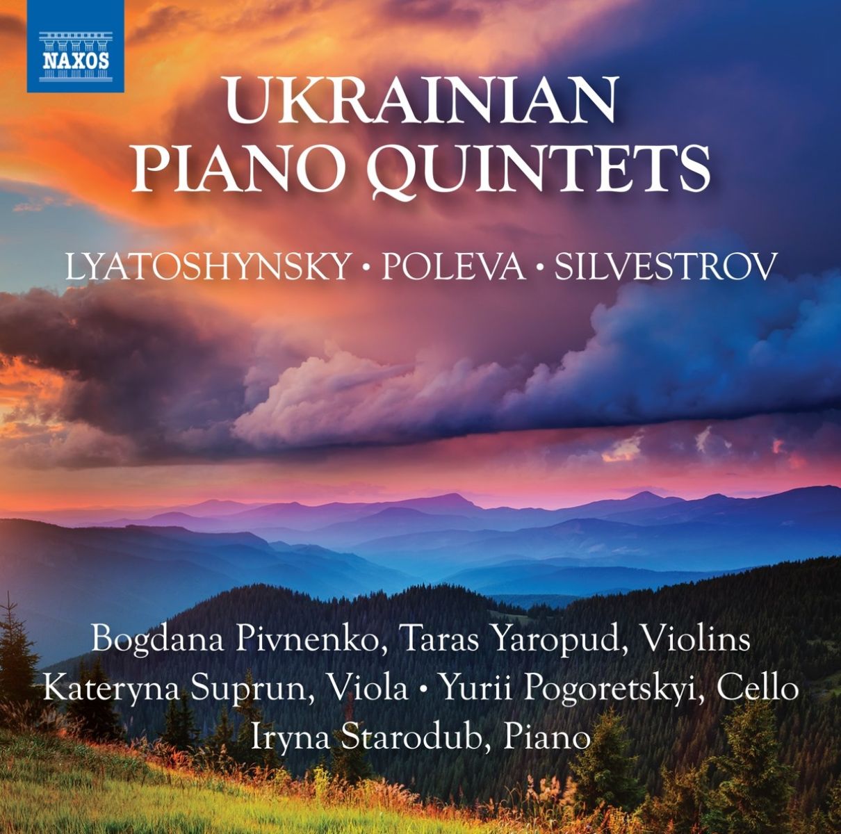 Afbeelding van Bogdana Pivnenko, Taras Yaropud, Kateryna Suprun - Ukrainian Piano Quintets