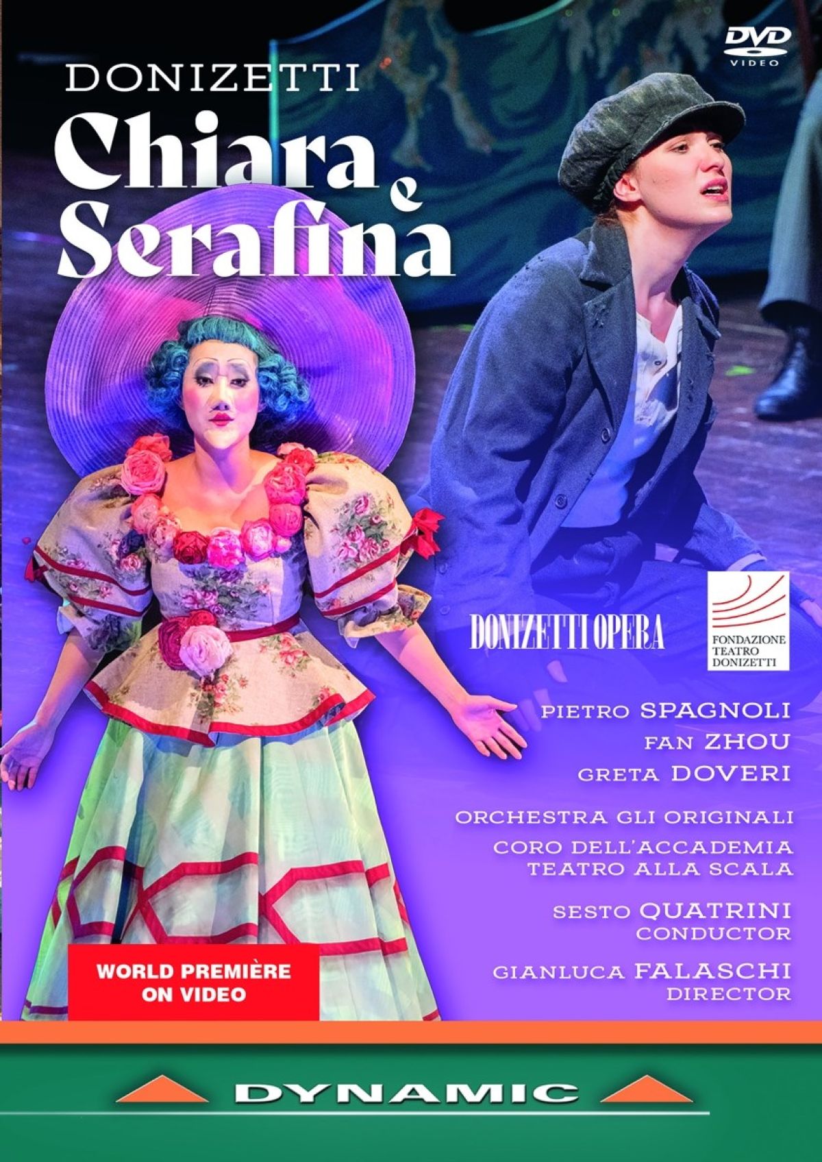 Afbeelding van Pietro Spagnoli, Sesto Quatrini, Matias Moncada - Donizetti: Chiara E Serafina